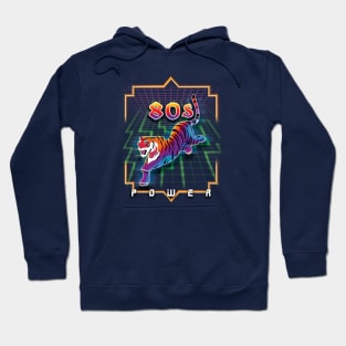 80s Retro Tiger Hoodie